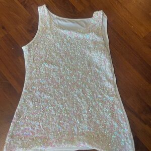 Sequins women’s tank top